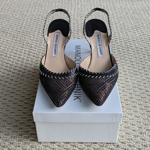 Manolo Blahnik Carolyne Slingback Pumps
